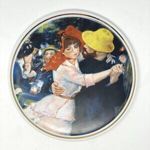 Vintage Limoges‎ Doric  10” Renoir Collector’s Plate Le Bal À Bougival